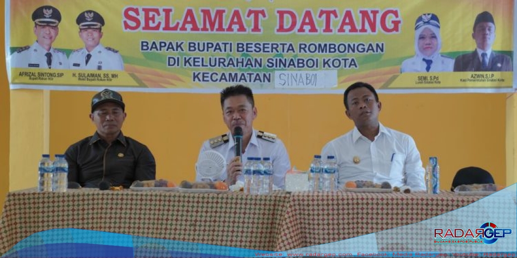 Afrizal Sintong Resmikan Kantor Lurah Kelurahan Sinaboi Kota